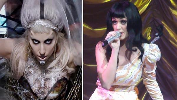 lady gaga katy perry. Katy Perry sings Lady Gaga#39;s