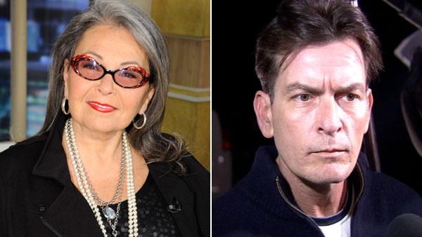 Roseanne Barr appears in a January 5, 2011 episode of Good Morning America. Charlie Sheen talks to reporters after the actors twin boys were removed from his house. - Provided courtesy of ABC / OTRC Roseanne Barr appears in a January 5, 2011 episode of Good Morning America. Charlie Sheen talks to reporters after the actors twin boys were removed from his house. - Provided courtesy of ABC / OTRC