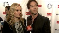 Anna Paquin and Stephen Moyer dropped a hint about the star of season four of True Blood and fan support. - Provided courtesy of OTRC