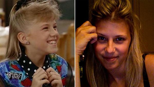 Jodie Sweetin appears in a scene from the TV show, 'Full House.' / Jodie Sweetin appears in a 2010 photo posted on her Twitter page.