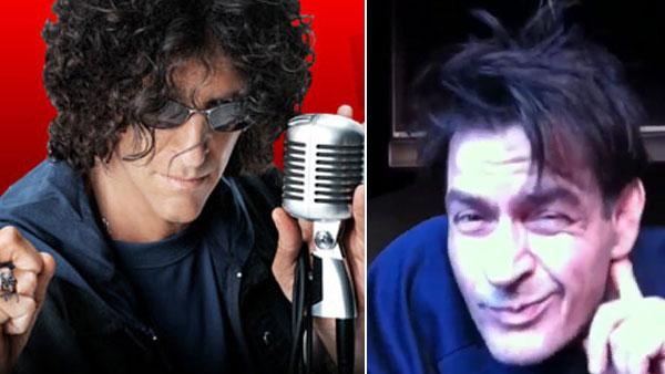 Howard Stern appears in a promotional undated photo for SIRIUS XM, which hosts his radio show. / Charlie Sheen on his uStream webcast Sheens Corner Episode 3, Torpedoes of Truth Part 2 on Monday, March 7, 2011. - Provided courtesy of sirius.com / ustream.tv/recorded/13167959 Howard Stern appears in a promotional undated photo for SIRIUS XM, which hosts his radio show. / Charlie Sheen on his uStream webcast Sheens Corner Episode 3, Torpedoes of Truth Part 2 on Monday, March 7, 2011. - Provided courtesy of sirius.com / ustream.tv/recorded/13167959