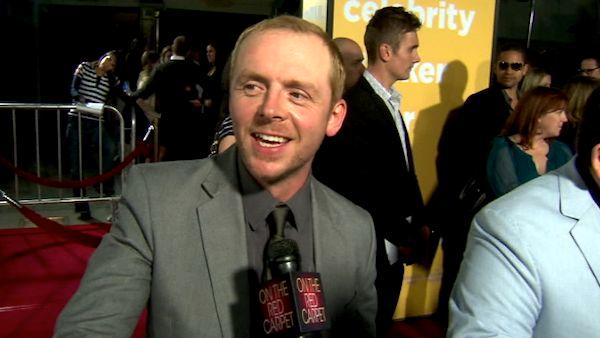 Simon Pegg tells OnTheRedCarpet.com that Paul is like ETs dirty brother at the Hollywood premiere of Paul. - Provided courtesy of OTRC