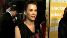 Kristen Wiig tells OnTheRedCarpet.com its refreshing to meet a friendly alien at the Hollywood premiere of Paul. - Provided courtesy of OTRC