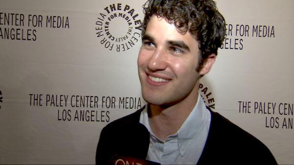 Darren Criss gives his side of the Glee kiss experience and talks about the status of Kurt and Blaines relationship. - Provided courtesy of OTRC Darren Criss gives his side of the Glee kiss experience and talks about the status of Kurt and Blaines relationship. - Provided courtesy of OTRC