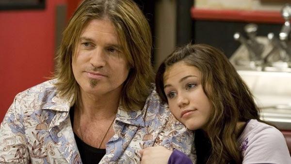 Billy Ray and Miley Cyrus appear in a still from a 2006 episode of Hannah Montana. - Provided courtesy of OTRC / Disney Billy Ray and Miley Cyrus appear in a still from a 2006 episode of Hannah Montana. - Provided courtesy of OTRC / Disney