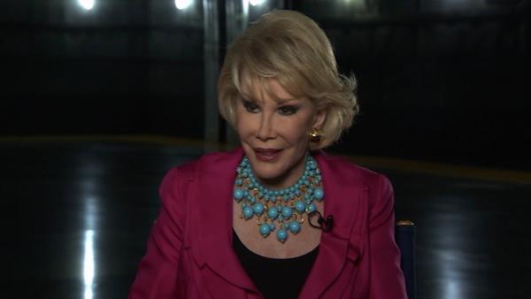 (Joan Rivers speaks to OnTheRedCarpet.com in May 2010 about her documentary, 'Joan Rivers: A Piece of Work.')