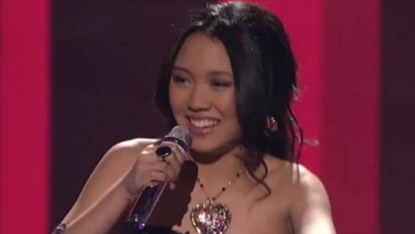 Thia Megia performs on American Idol on Wednesday, March 23, 2011. - Provided courtesy of FOX Thia Megia performs on American Idol on Wednesday, March 23, 2011. - Provided courtesy of FOX