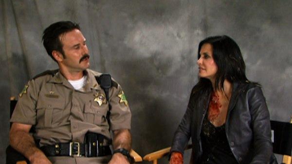David Arquette and Courteney Cox gave a joint video interview, released in March 2011, to promote their film Scream 4, provided by Dimension Films. The married couple announced in October 2010 that they had separated. - Provided courtesy of Dimension Films David Arquette and Courteney Cox gave a joint video interview, released in March 2011, to promote their film Scream 4, provided by Dimension Films. The married couple announced in October 2010 that they had separated. - Provided courtesy of Dimension Films