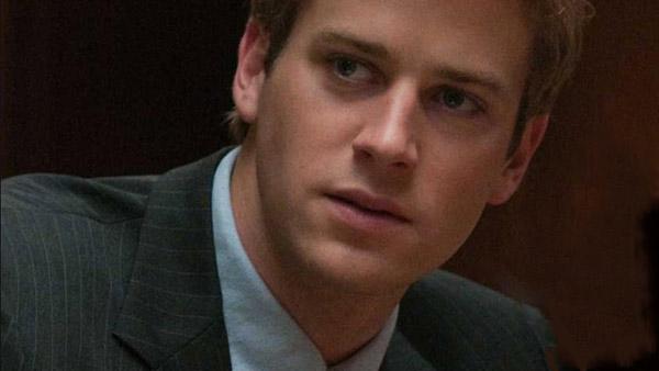 Armie Hammer appears in a still from his 2010 film, The Social Network. - Provided courtesy of Columbia Pictures Armie Hammer appears in a still from his 2010 film, The Social Network. - Provided courtesy of Columbia Pictures