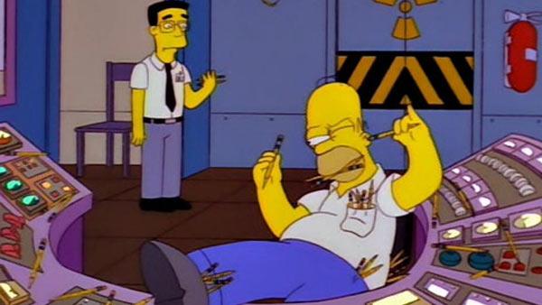 A scene from The Simpsons episode Homers Enemy, which aired on May 4, 1997 - Provided courtesy of FOX A scene from The Simpsons episode Homers Enemy, which aired on May 4, 1997 - Provided courtesy of FOX