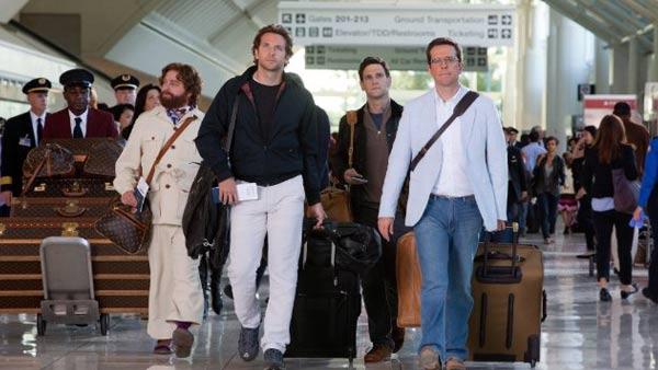 Zach Galifianakis, Bradley Cooper, Justin Bartha and Ed Helms appear in a still from The Hangover Part II. - Provided courtesy of Warner Bros. Entertainment Zach Galifianakis, Bradley Cooper, Justin Bartha and Ed Helms appear in a still from The Hangover Part II. - Provided courtesy of Warner Bros. Entertainment