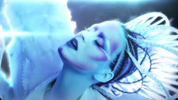 Katy Perry appears in a still from her E.T. music video, released March 31, 2011. - Provided courtesy of OTRC / YouTube Katy Perry appears in a still from her E.T. music video, released March 31, 2011. - Provided courtesy of OTRC / YouTube