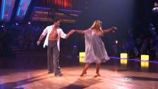 Kirstie Alley and her partner Maksim Chmerkovskiy received 21 out of 30 from the judges for their Rumba on week three of Dancing With The Stars. - Provided courtesy of ABC