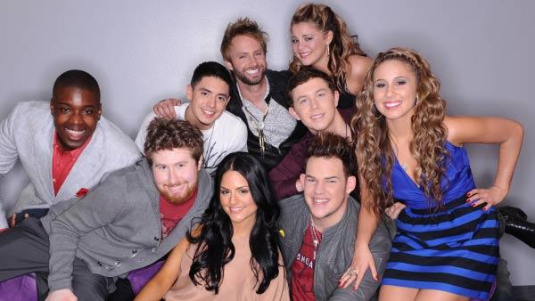 The Final 9: Clockwise from botom right: Haley Reinhart, James Durbin, Pia Toscano, Casey Abrams, Jacob Lusk, Stefano Langone, Paul McDonald, Lauren Alaina and Scotty McCreery. - Provided courtesy of FOX/Michael Becker The Final 9: Clockwise from botom right: Haley Reinhart, James Durbin, Pia Toscano, Casey Abrams, Jacob Lusk, Stefano Langone, Paul McDonald, Lauren Alaina and Scotty McCreery. - Provided courtesy of FOX/Michael Becker