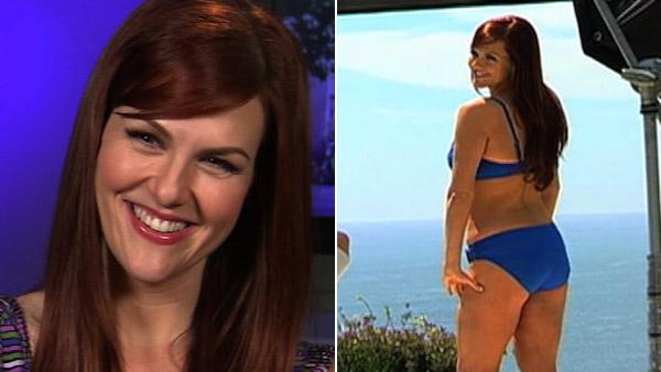 Sara Rue talks to OnTheRedCarpet.com on April 6, 2011 in an interview to promote her new ABC Family movie with Barry Watson, called 'My Future Boyfriend.' It's airdate is Sunday, April 10. / Sara Rue dons bikini during photo shoot for People magazine.