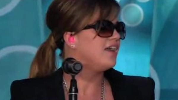 Kelly Clarkson, American Idols first winner, sings a medley of her songs at Universal Studios CityWalk in Los Angeles in April 2011. The performance was taped for The Ellen DeGeneres Show. - Provided courtesy of Warner Bros. Kelly Clarkson, American Idols first winner, sings a medley of her songs at Universal Studios CityWalk in Los Angeles in April 2011. The performance was taped for The Ellen DeGeneres Show. - Provided courtesy of Warner Bros.