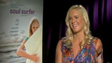 Bethany Hamilton says she hopes to encourage people with her true story portrayed in the film Soul Surfer. - Provided courtesy of OTRC