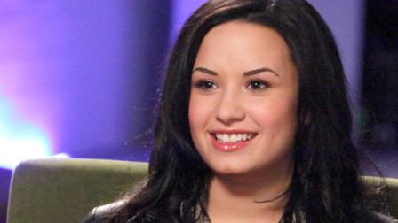 Demi Lovato appears in a promotional still for her 20/20 interview with Robin Roberts in April 2011.
