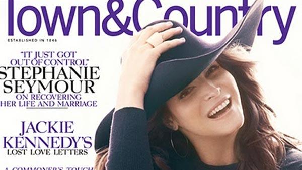 Stephanie Seymour appears on the cover of Town and Country magazine in May 2011. - Provided courtesy of Town and Country magazine Stephanie Seymour appears on the cover of Town and Country magazine in May 2011. - Provided courtesy of Town and Country magazine