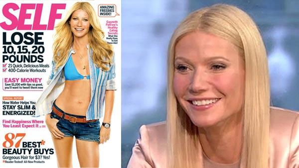 Gwyneth Paltrow appears on the cover of Self magazines May 2011 issue. / Gwyneth Paltrow appears on ABC morning show Good Morning America on Wednesday, April 13, 2011. - Provided courtesy of ABC / Self Gwyneth Paltrow appears on the cover of Self magazines May 2011 issue. / Gwyneth Paltrow appears on ABC morning show Good Morning America on Wednesday, April 13, 2011. - Provided courtesy of ABC / Self