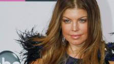 Fergie backstage at the 2010 American Music Awards in Los Angeles.
