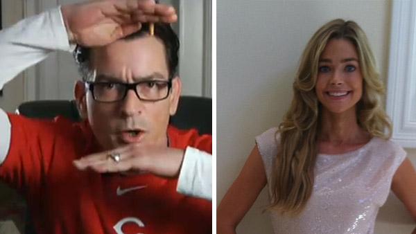 Charlie Sheen during Sheens Corner Episode 4, Building the Perfect Torpedo, the actors fourth uStream webcast posted on Monday, March 8, 2011. / Denise Richards appears in a 2010 photo posted on her Twitter page. - Provided courtesy of youtube.com/user/TheWYTV / twitpic.com/2j4cch Charlie Sheen during Sheens Corner Episode 4, Building the Perfect Torpedo, the actors fourth uStream webcast posted on Monday, March 8, 2011. / Denise Richards appears in a 2010 photo posted on her Twitter page. - Provided courtesy of youtube.com/user/TheWYTV / twitpic.com/2j4cch