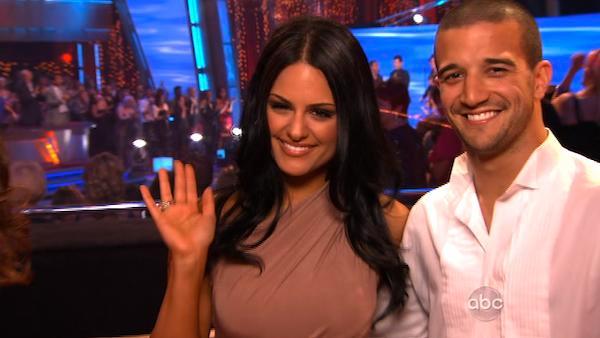 Singer and recently eliminated American Idol contestant Pia Toscano sang Ill Stand by You, accompanied by pros Mark Ballas and Karina Smirnoff. Toscanos performance on the show came two weeks after she and Mark Ballas. - Provided courtesy of OTRC