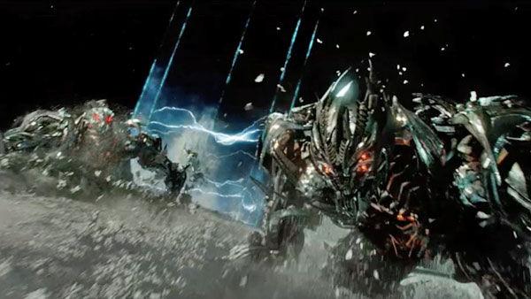 A scene from the 2011 film, 'Transformers: Dark of the Moon,' directed by Michael Bay and starring Shia LaBeouf, Rosie Huntington-Whiteley and Josh Duhamel.