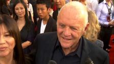 Anthony Hopkins speaks about working on the superhero movie Thor and how he wanted to get in on the action.