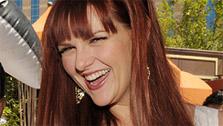 Sara Rue appears at her bachelorette party at TAO Beach in Las Vegas on April 30, 2011. - Provided courtesy of Denise Truscello