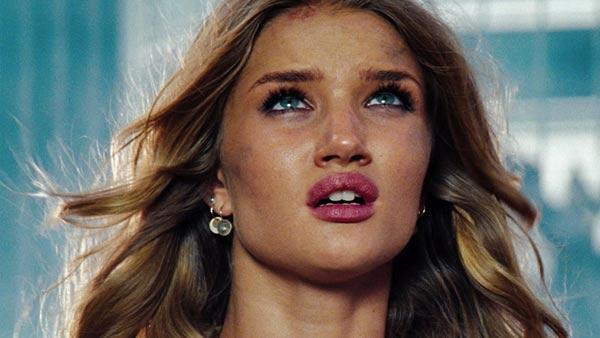 Rosie Huntington-Whiteley appears in a still from her 2011 film, Transformers: Dark of the Moon. - Provided courtesy of Paramount Pictures Rosie Huntington-Whiteley appears in a still from her 2011 film, Transformers: Dark of the Moon. - Provided courtesy of Paramount Pictures