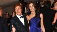 Paul McCartney and Nancy Shevell appear at the Costume Institute Gala at The Metropolitan Museum of Art on Monday, May 2, 2011. - Provided courtesy of Paul McCartneys Twitter page / twitpic.com/4u1wds