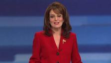 Tina Fey appears as Sarah Palin on Saturday Night Live on May 7, 2011. - Provided courtesy of NBC