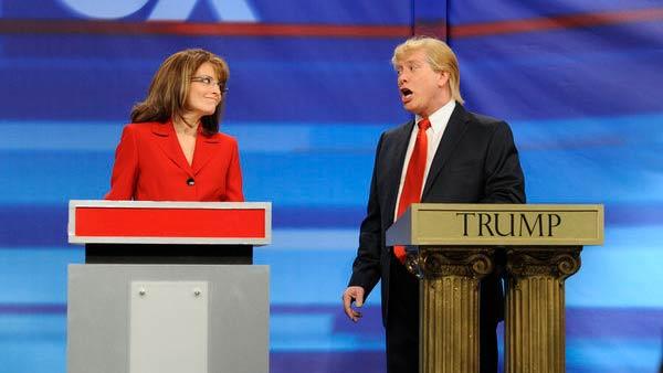 Tina Fey appears as Sarah Palin on Saturday Night Live on May 7, 2011. - Provided courtesy of NBC Tina Fey appears as Sarah Palin on Saturday Night Live on May 7, 2011. - Provided courtesy of NBC