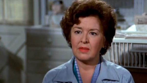 Sada Thompson appears in a scene from the 1970s series 'Family.'
