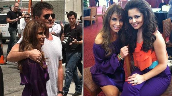 Paula Abdul appears with Simon Cowell, her X Factor co-judge, at a press event on May 8, 2011. / Paula Abdul appears with Cheryl Cole, her X Factor co-judge, at a press event on May 8, 2011. - Provided courtesy of twitter.com/paulaabdul / ow.ly/i/bko7 / ow.ly/i/bknr Paula Abdul appears with Simon Cowell, her X Factor co-judge, at a press event on May 8, 2011. / Paula Abdul appears with Cheryl Cole, her X Factor co-judge, at a press event on May 8, 2011. - Provided courtesy of twitter.com/paulaabdul / ow.ly/i/bko7 / ow.ly/i/bknr