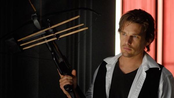 Ethan Hawke appears in a scene from the 2009 movie Daybreakers. - Provided courtesy of Lionsgate Ethan Hawke appears in a scene from the 2009 movie Daybreakers. - Provided courtesy of Lionsgate