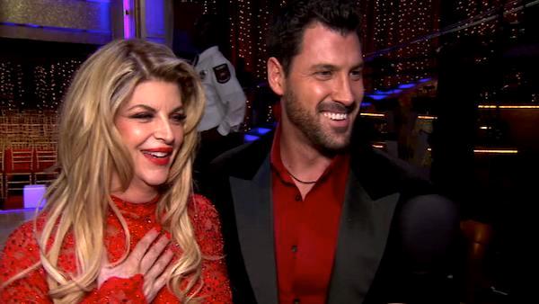 Kirstie Alley and Maksim Chmerkovskiy talk to OnTheRedCarpet.com after Dancing With The Stars on May 10, 2011. - Provided courtesy of OTRC