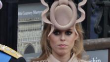 Britains Princess Beatrice appears at Westminster Abbey at the Royal Wedding for Britains Prince William and Kate Middleton in London Friday, April, 29, 2011. - Provided courtesy of AP Photo / Martin Meissner