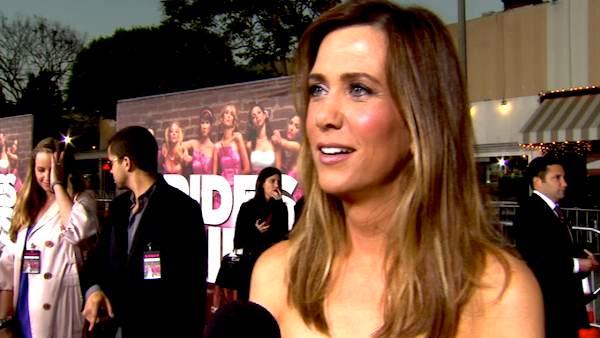 Kristen Wiig talks to OnTheRedCarpet.com at the April 2011 premiere of the movie Bridesmaids. - Provided courtesy of OTRC Kristen Wiig talks to OnTheRedCarpet.com at the April 2011 premiere of the movie Bridesmaids. - Provided courtesy of OTRC
