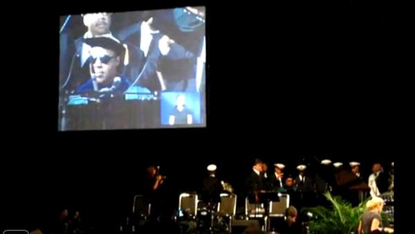 Stevie Wonder performs at Tulane University, which awarded him an honorary degree, on May 12, 2011. - Provided courtesy of youtube.com/user/sinez3 Stevie Wonder performs at Tulane University, which awarded him an honorary degree, on May 12, 2011. - Provided courtesy of youtube.com/user/sinez3