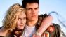 Kelly McGillis and Tom Cruise appear in a promotional photo for the 1986 movie 'Top Gun.'