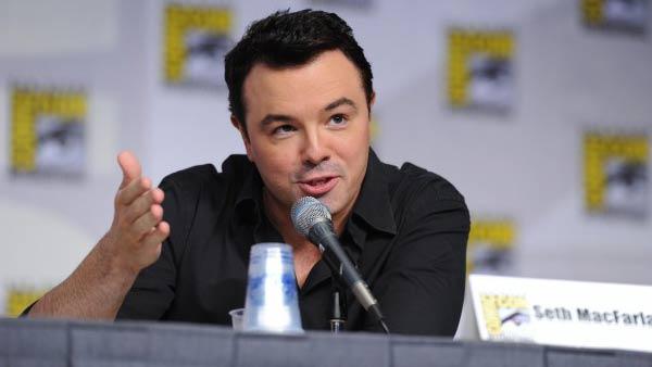 Seth MacFarlane during the AMERICAN DAD panel session Sunday, July 25, at the FOX FANFARE AT COMIC-CON 2010 - Provided courtesy of Fox Seth MacFarlane during the AMERICAN DAD panel session Sunday, July 25, at the FOX FANFARE AT COMIC-CON 2010 - Provided courtesy of Fox