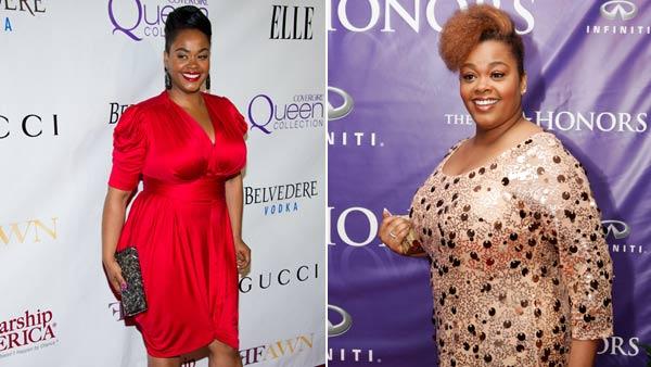 Left: Jill Scott arrives to the second annual Mary J. Blige Honors Concert to benefit FFAWNs Scholarship Fund, in New York, Sunday, May 1, 2011. Right:Scott stands on the red carpet after arriving for the BET Honors in this Saturday, Jan. 12, 2008. - Provided courtesy of AP / Charles Sykes / Evan Vucci