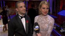 Chelsea Kane speaks after the eighth elimination on Dancing With The Stars: The Results Show on May 17.