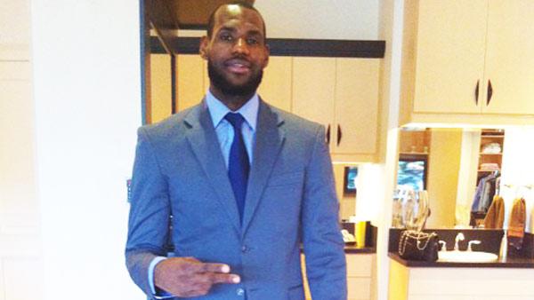 NBA star LeBron James has joined the Twitter community but he has yet to reveal what team he's signed with