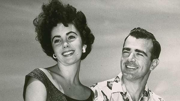 Elizabeth Taylor with William Pawley Jr. in an undated photo from 1949. - Provided courtesy of RR Auction Elizabeth Taylor with William Pawley Jr. in an undated photo from 1949. - Provided courtesy of RR Auction