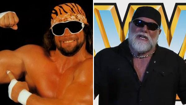 Pictured: Randy Savage appears in an undated photo posted on his Facebook page on April 14, 2009. / Randy Savage appears in a 2011 promo for the THQ video game 'WWE All Stars.'