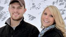 Britta Hanson and Track Palin appear in an undated photo on Sarah Palins official website. - Provided courtesy of Sarah Palins official website, Conservatives4Palin.com