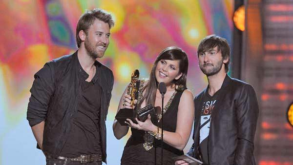 Lady Antebellum wins at the 2011 Billboard Music Awards in Las Vegas on Sunday, May 22, 2011. - Provided courtesy of ABC / Ethan Miller Lady Antebellum wins at the 2011 Billboard Music Awards in Las Vegas on Sunday, May 22, 2011. - Provided courtesy of ABC / Ethan Miller